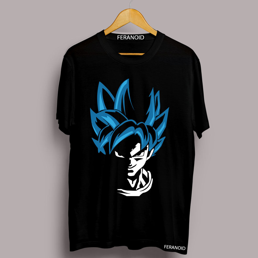 Blue Goku Black T-Shirt – feranoid