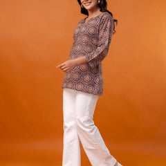 Elegant Printed top – Soft Cotton, Everyday Style, Sizes S–XXL.