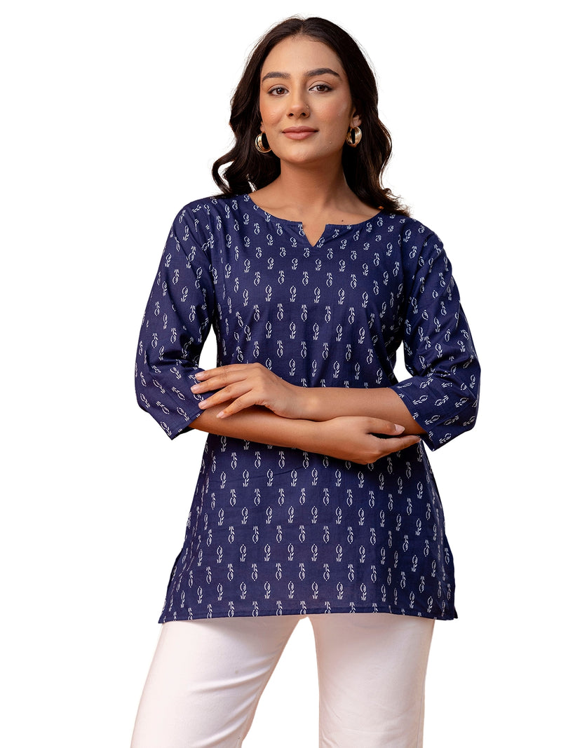 Elegant Printed top – Soft Cotton, Everyday Style, Sizes S–XXL.