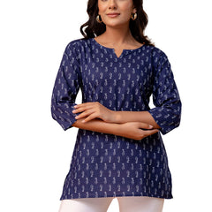 Elegant Printed top – Soft Cotton, Everyday Style, Sizes S–XXL.