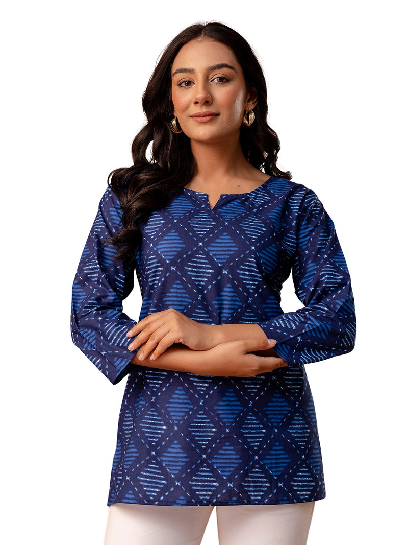 Elegant Printed top – Soft Cotton, Everyday Style, Sizes S–XXL.