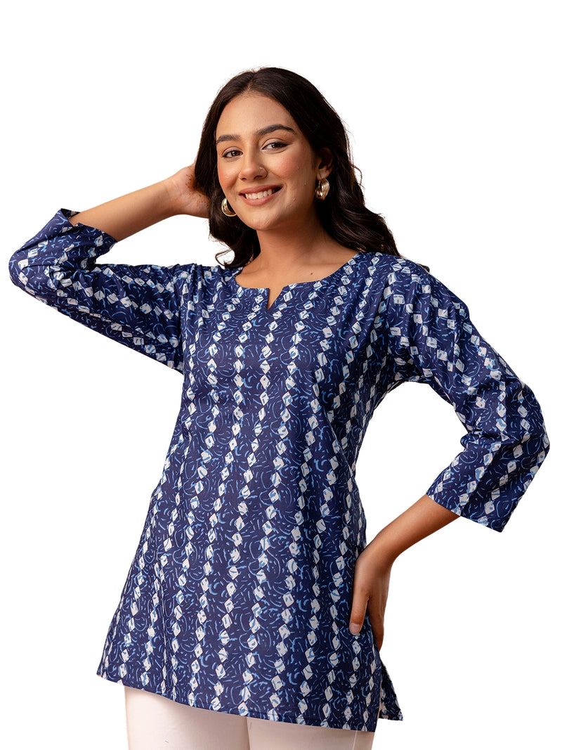 Elegant Printed top – Soft Cotton, Everyday Style, Sizes S–XXL.