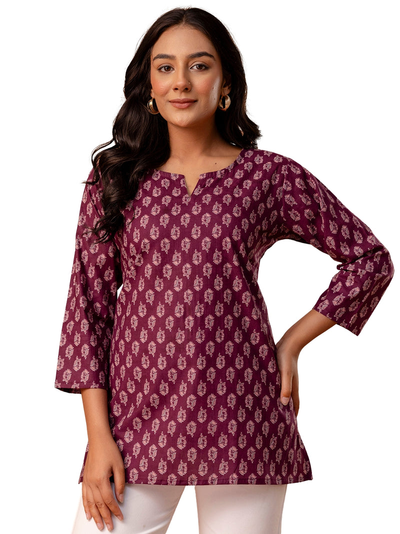 Elegant Printed top – Soft Cotton, Everyday Style, Sizes S–XXL.