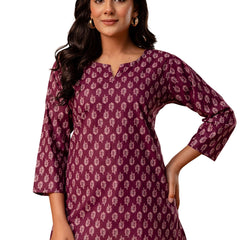 Elegant Printed top – Soft Cotton, Everyday Style, Sizes S–XXL.