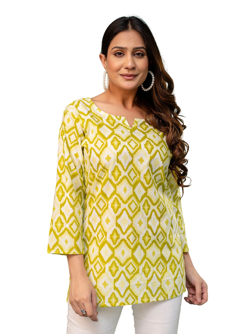 Elegant Printed top – Soft Cotton, Everyday Style, Sizes S–XXL.