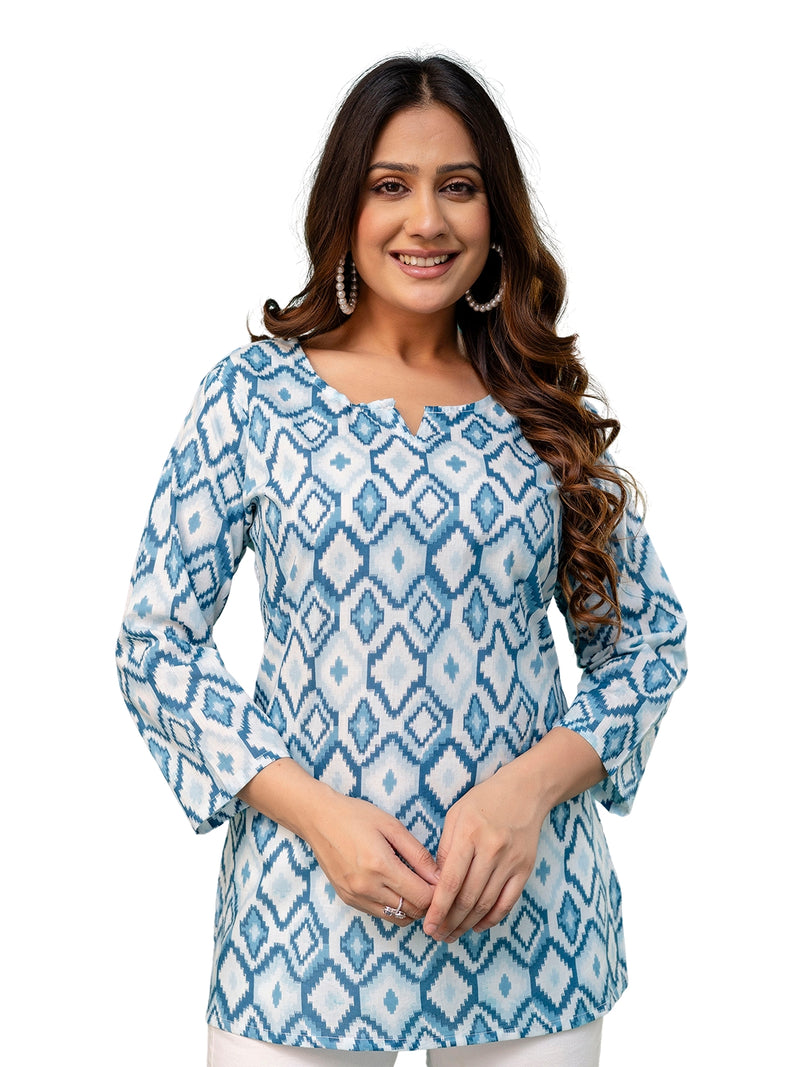 Elegant Printed top – Soft Cotton, Everyday Style, Sizes S–XXL.