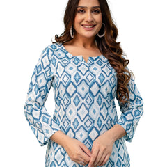 Elegant Printed top – Soft Cotton, Everyday Style, Sizes S–XXL.