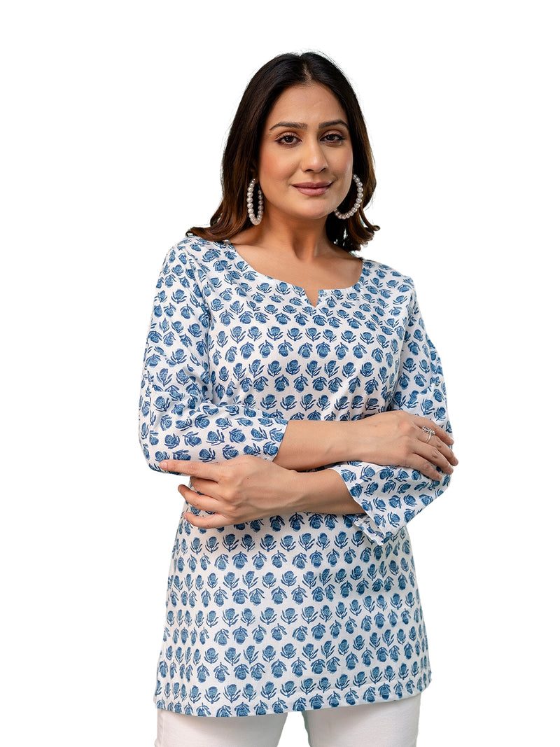Elegant Printed top – Soft Cotton, Everyday Style, Sizes S–XXL.