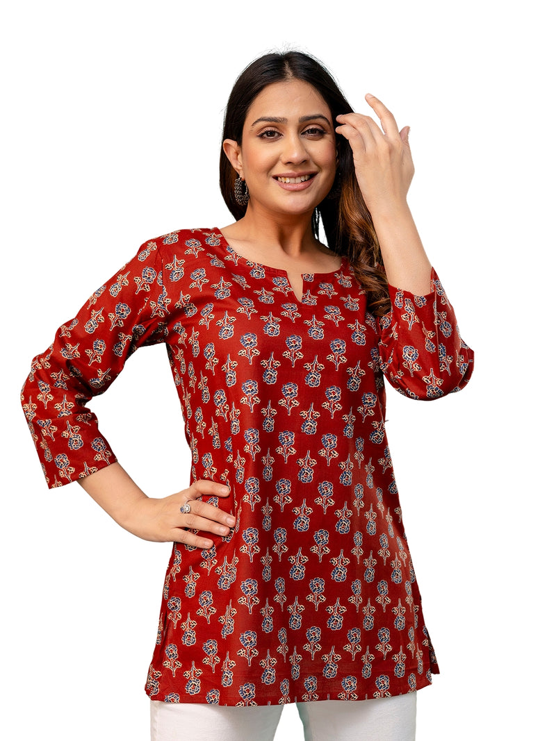 Elegant Printed top – Soft Cotton, Everyday Style, Sizes S–XXL.