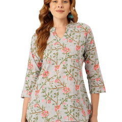 Stylish Women’s Printed Kurti – Comfort Meets Elegance|