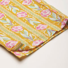 A-line Dupatta Sets - V-Neck, 3/4 Sleeves, Lace Work, Elastic Waistband Pants with Pockets & Full-Length Dupatta (M-XXL)