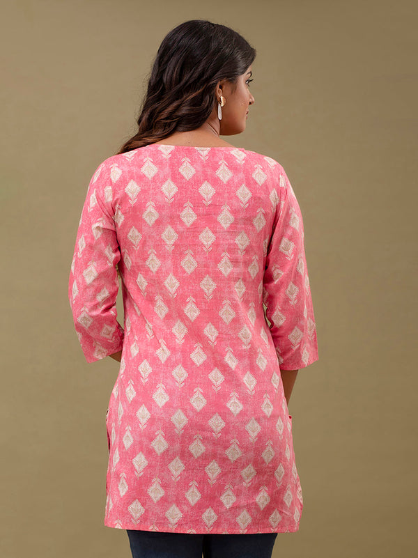Ethnic Motifs Printed Pure Cotton Kurti