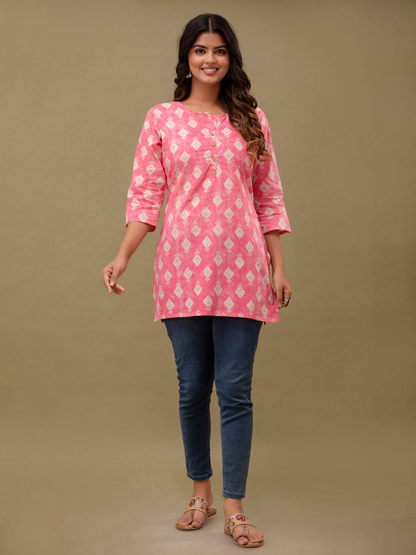 Ethnic Motifs Printed Pure Cotton Kurti