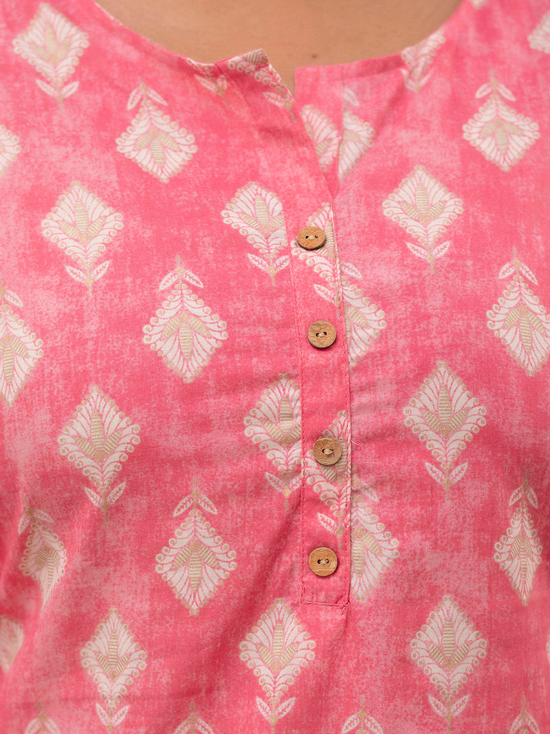 Ethnic Motifs Printed Pure Cotton Kurti