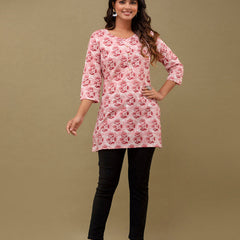 Ethnic Motifs Printed Pure Cotton Kurti