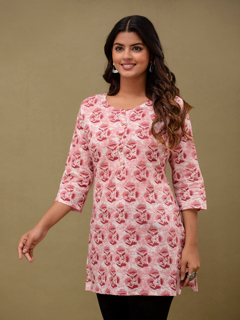 Ethnic Motifs Printed Pure Cotton Kurti