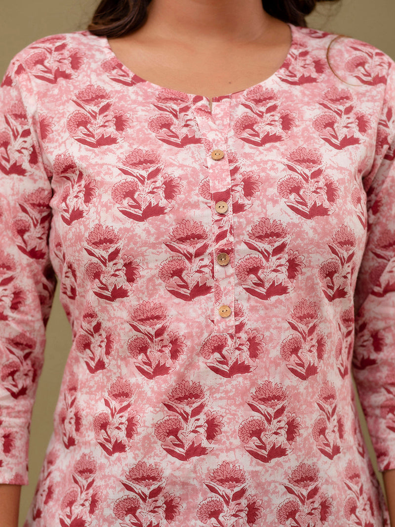 Ethnic Motifs Printed Pure Cotton Kurti