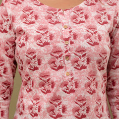 Ethnic Motifs Printed Pure Cotton Kurti