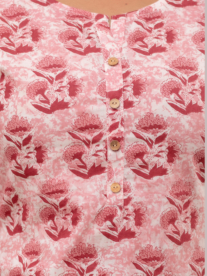 Ethnic Motifs Printed Pure Cotton Kurti