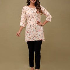 Ethnic Motifs Printed Pure Cotton Kurti