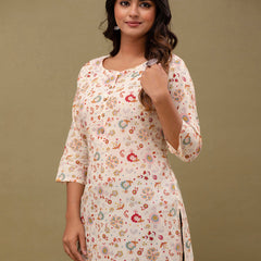 Ethnic Motifs Printed Pure Cotton Kurti