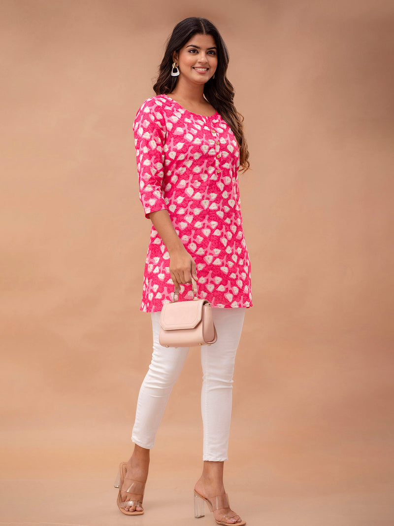 Ethnic Motifs Printed Pure Cotton Kurti