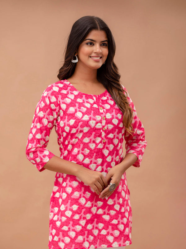 Ethnic Motifs Printed Pure Cotton Kurti