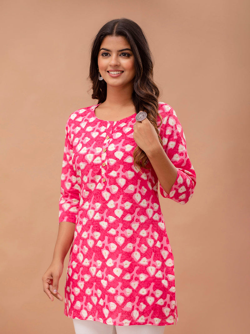Ethnic Motifs Printed Pure Cotton Kurti