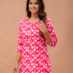 Ethnic Motifs Printed Pure Cotton Kurti
