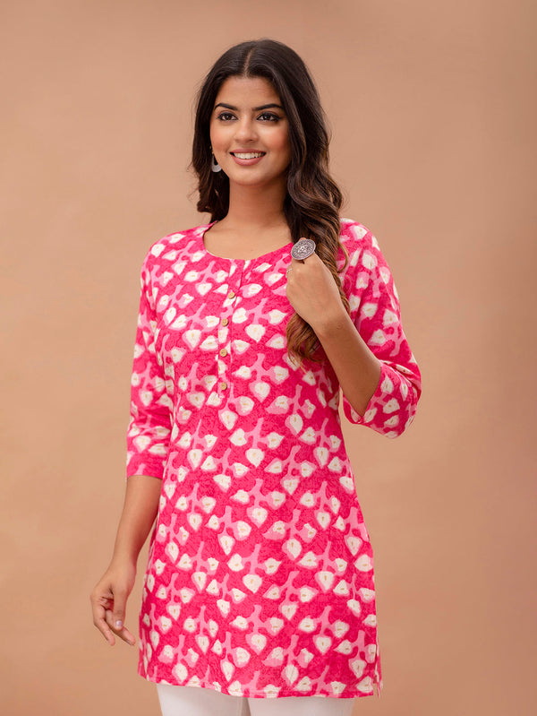 Ethnic Motifs Printed Pure Cotton Kurti