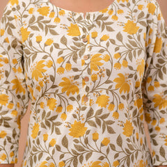 Ethnic Motifs Printed Pure Cotton Kurti