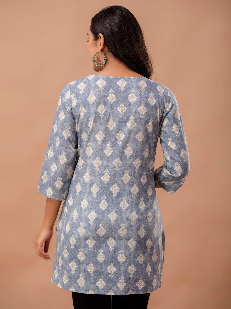 Ethnic Motifs Printed Pure Cotton Kurti