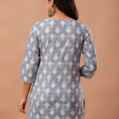 Ethnic Motifs Printed Pure Cotton Kurti