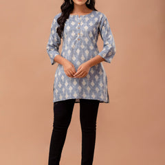 Ethnic Motifs Printed Pure Cotton Kurti