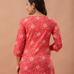 Ethnic Motifs Printed Pure Cotton Kurti