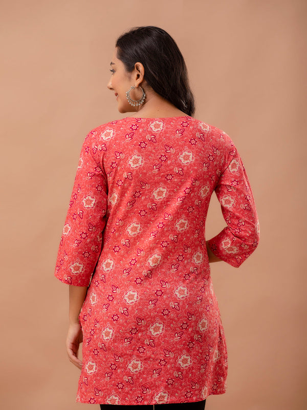 Ethnic Motifs Printed Pure Cotton Kurti