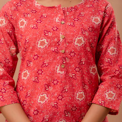 Ethnic Motifs Printed Pure Cotton Kurti