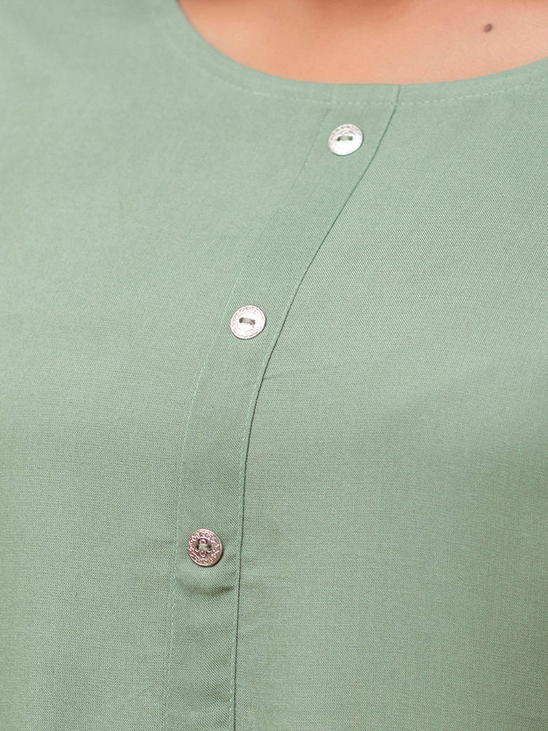 Feranoid Plain Short Kurti Rayon Sia