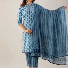 Women Kurta Pant Dupatta Set