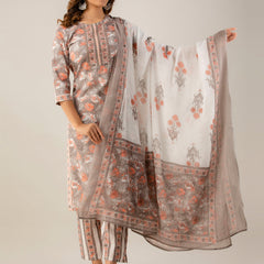 Women Kurta Pant Dupatta Set