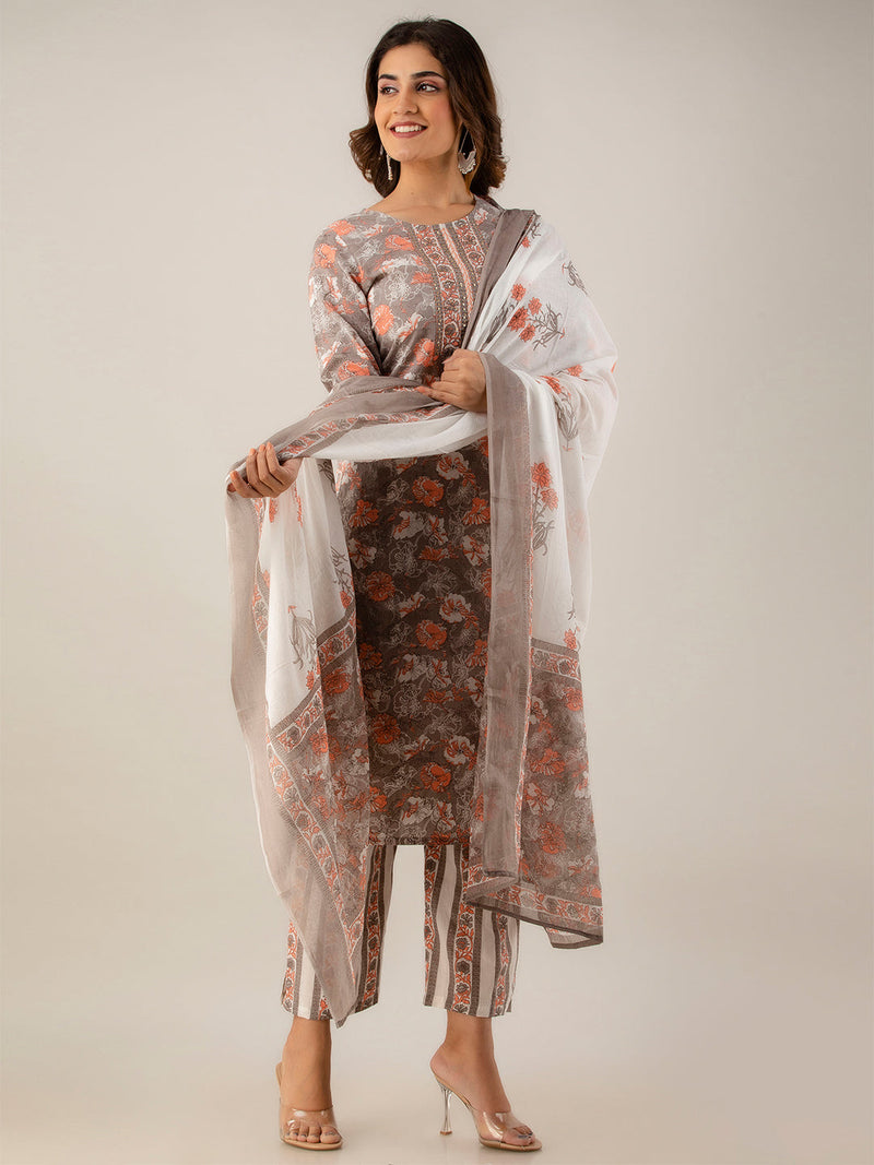 Women Kurta Pant Dupatta Set