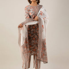 Women Kurta Pant Dupatta Set