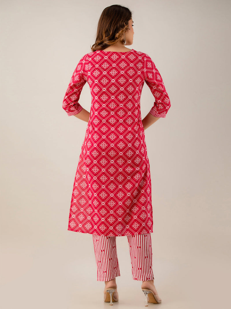 Women Kurta Pant Dupatta Set