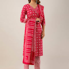 Women Kurta Pant Dupatta Set
