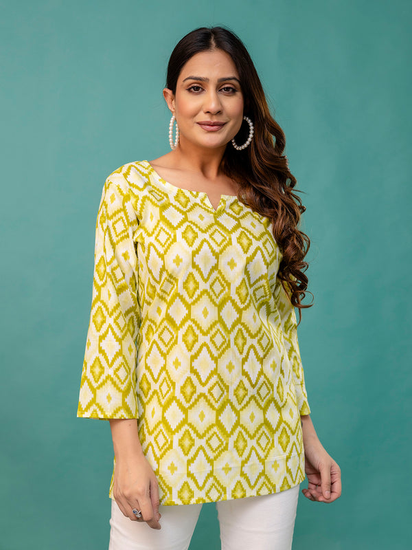Elegant Printed top – Soft Cotton, Everyday Style, Sizes S–XXL.