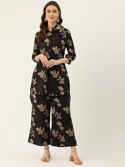 Floral Printed Pure Cotton Night Suits FRLW9052