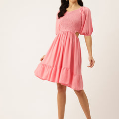 Women’s Floral Print Rayon Flared Dress | Soft & Lightweight | Casual Fit | Sizes XS–XXL