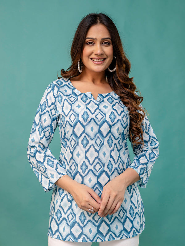 Elegant Printed top – Soft Cotton, Everyday Style, Sizes S–XXL.