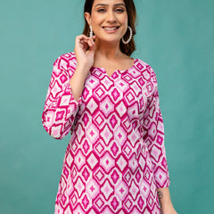 Elegant Printed top – Soft Cotton, Everyday Style, Sizes S–XXL.