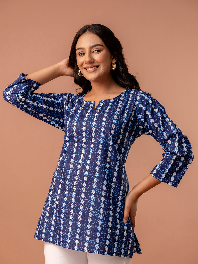 Elegant Printed top – Soft Cotton, Everyday Style, Sizes S–XXL.